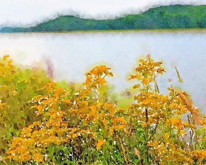 Autumn Lakeside Bloom