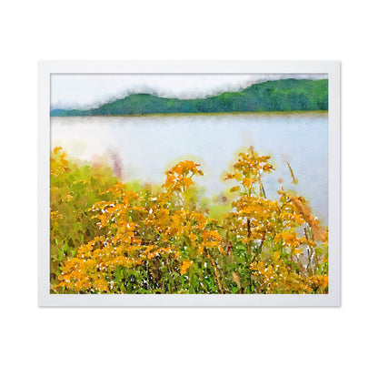Autumn Lakeside Bloom