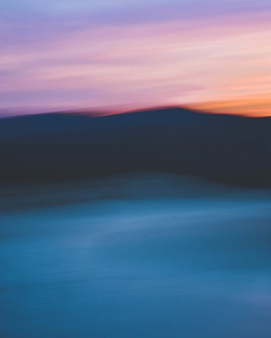 Blurred Sunset Ridge