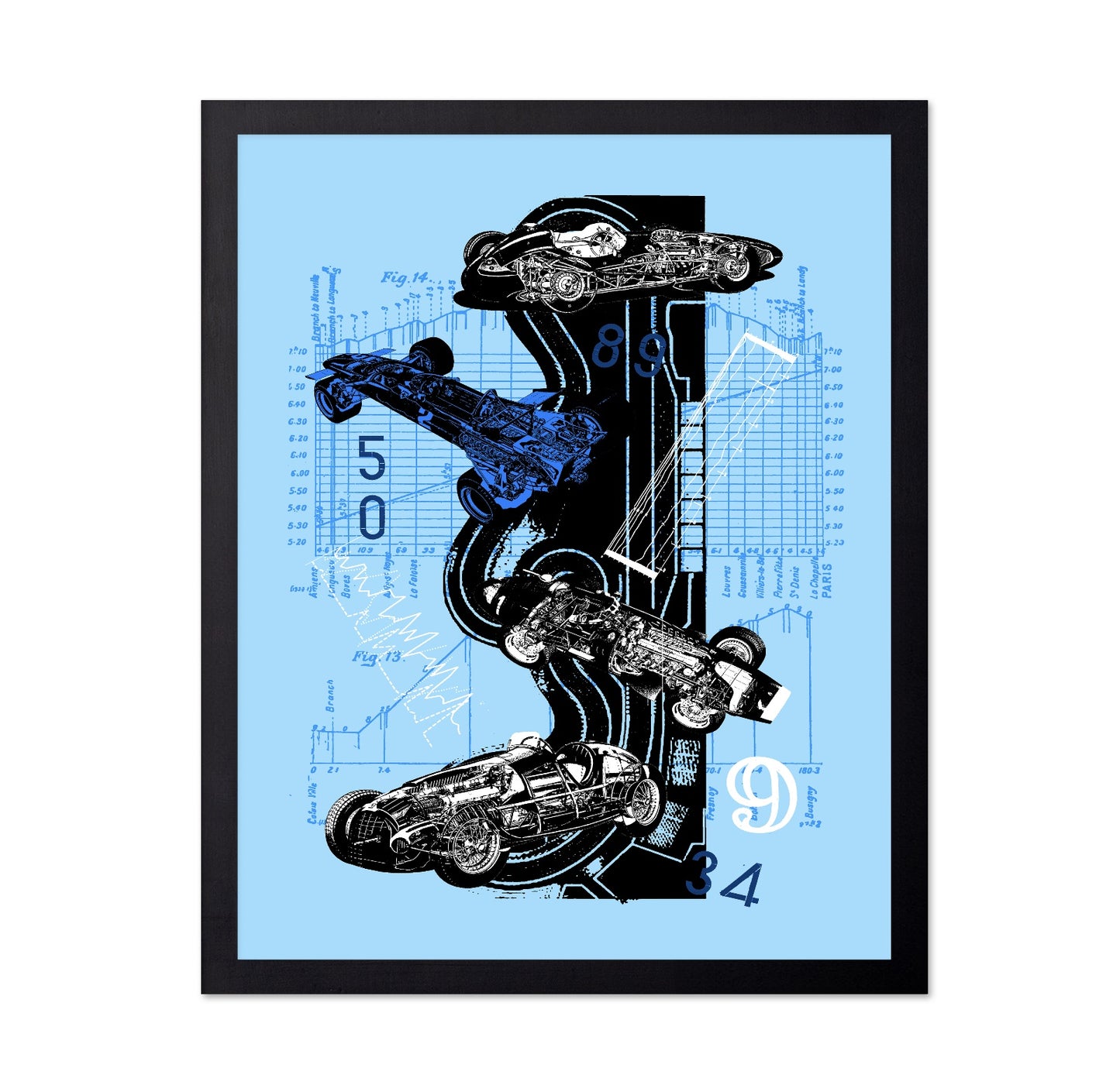 F1 Racing Blueprint No1