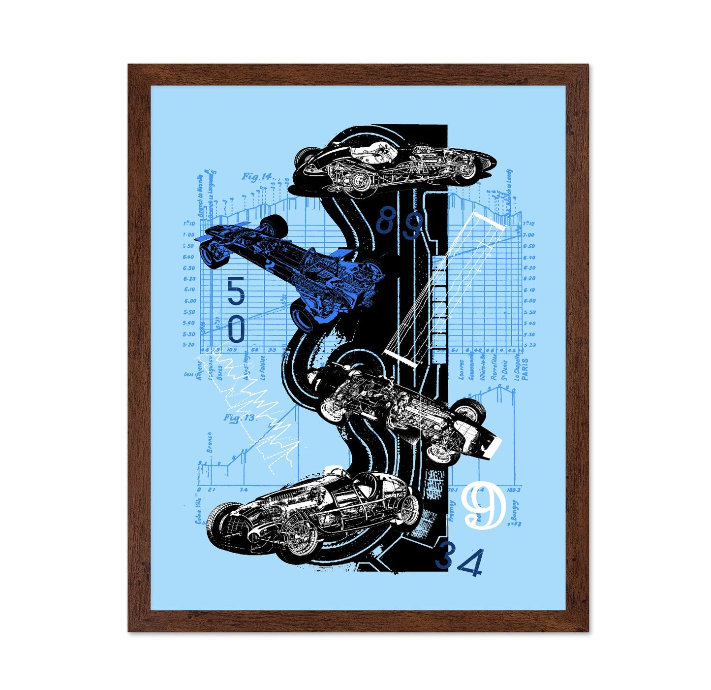 F1 Racing Blueprint No1