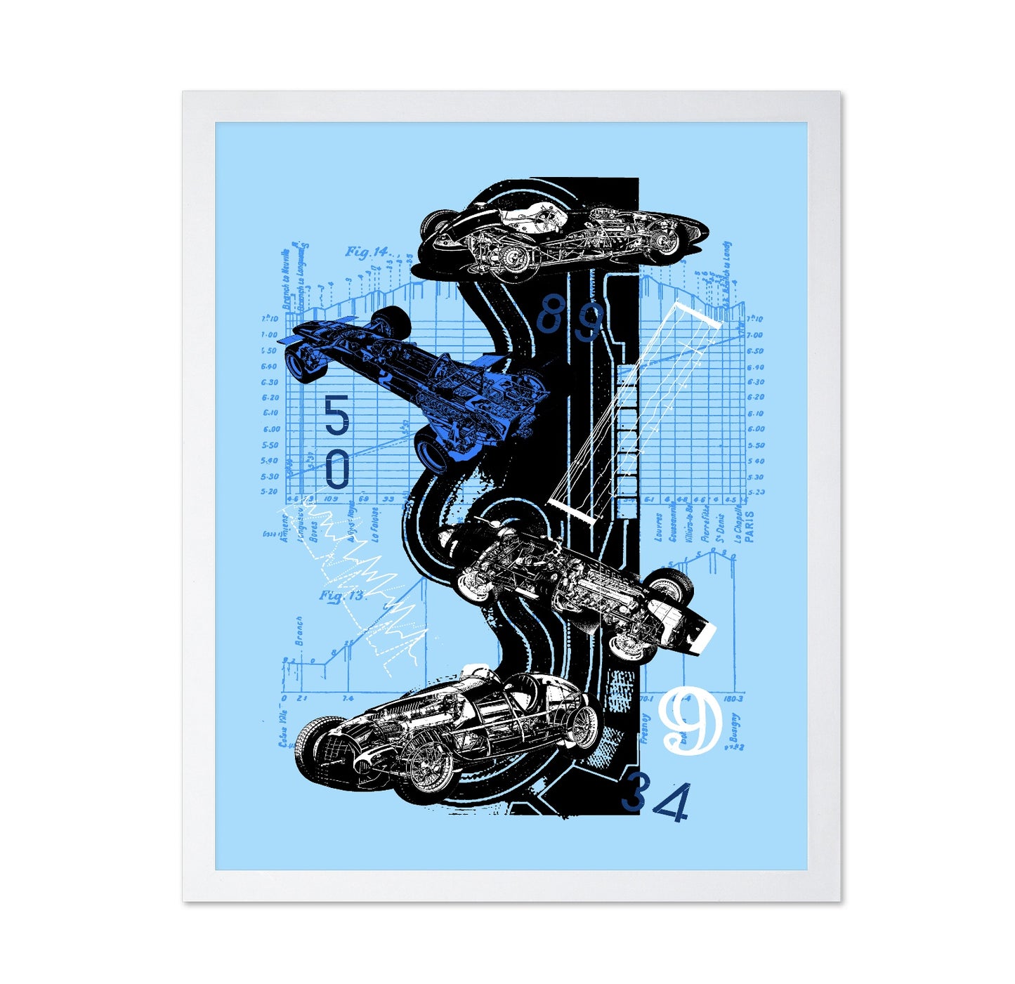 F1 Racing Blueprint No1