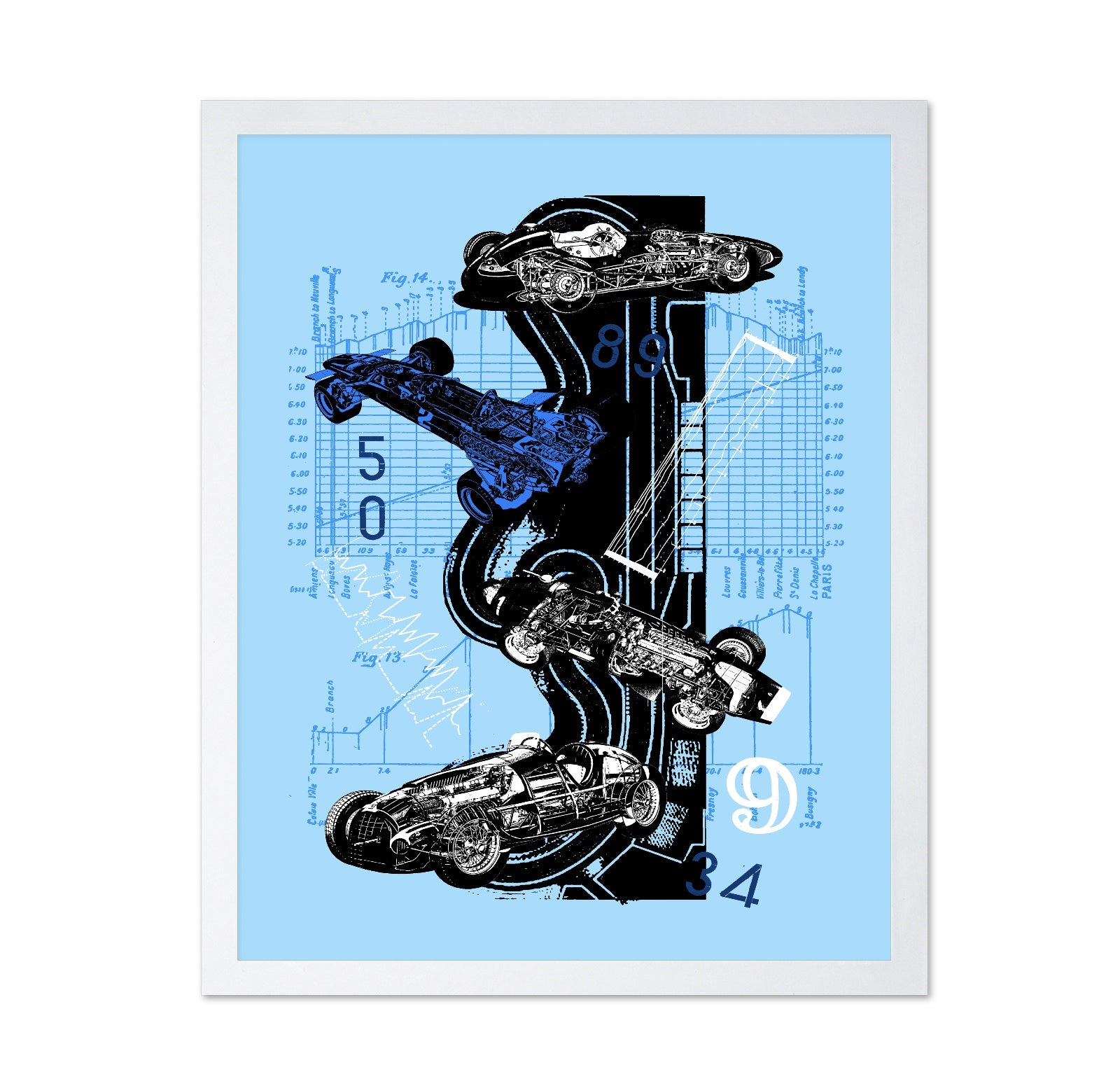 F1 Racing Blueprint No1