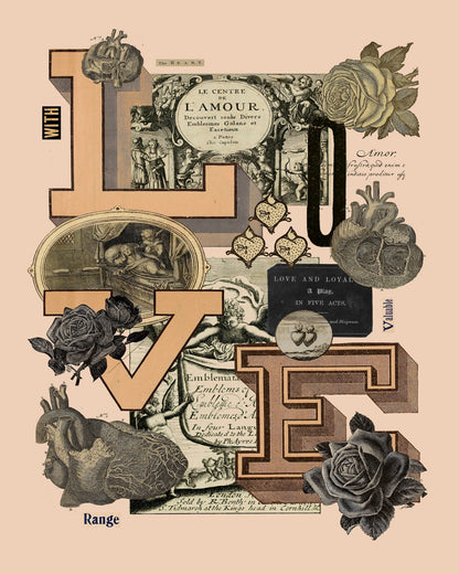Vintage Love Collage