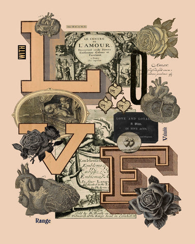 Vintage Love Collage