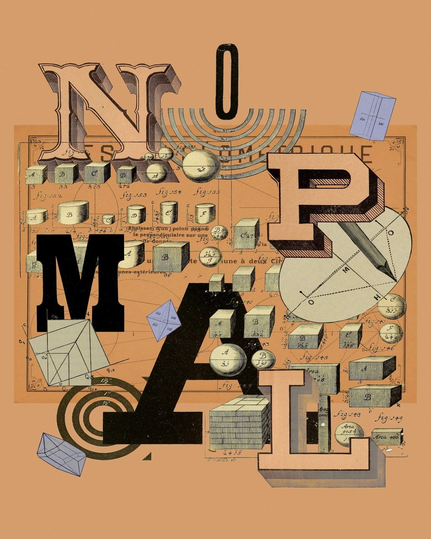 Math Geometry Collage