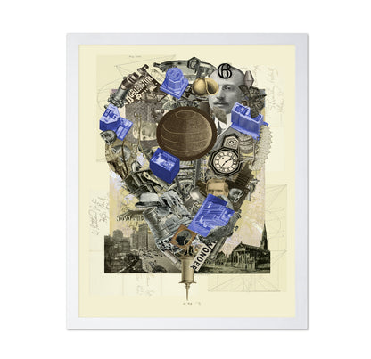 NY Vintage Tech Collage