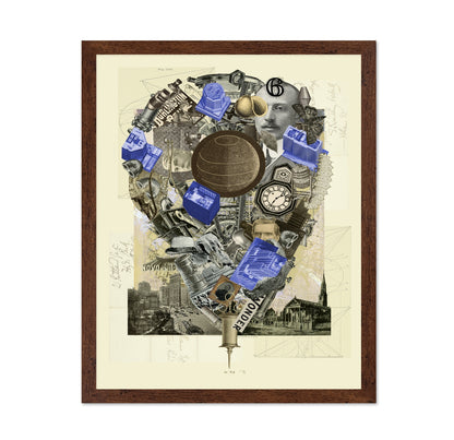 NY Vintage Tech Collage