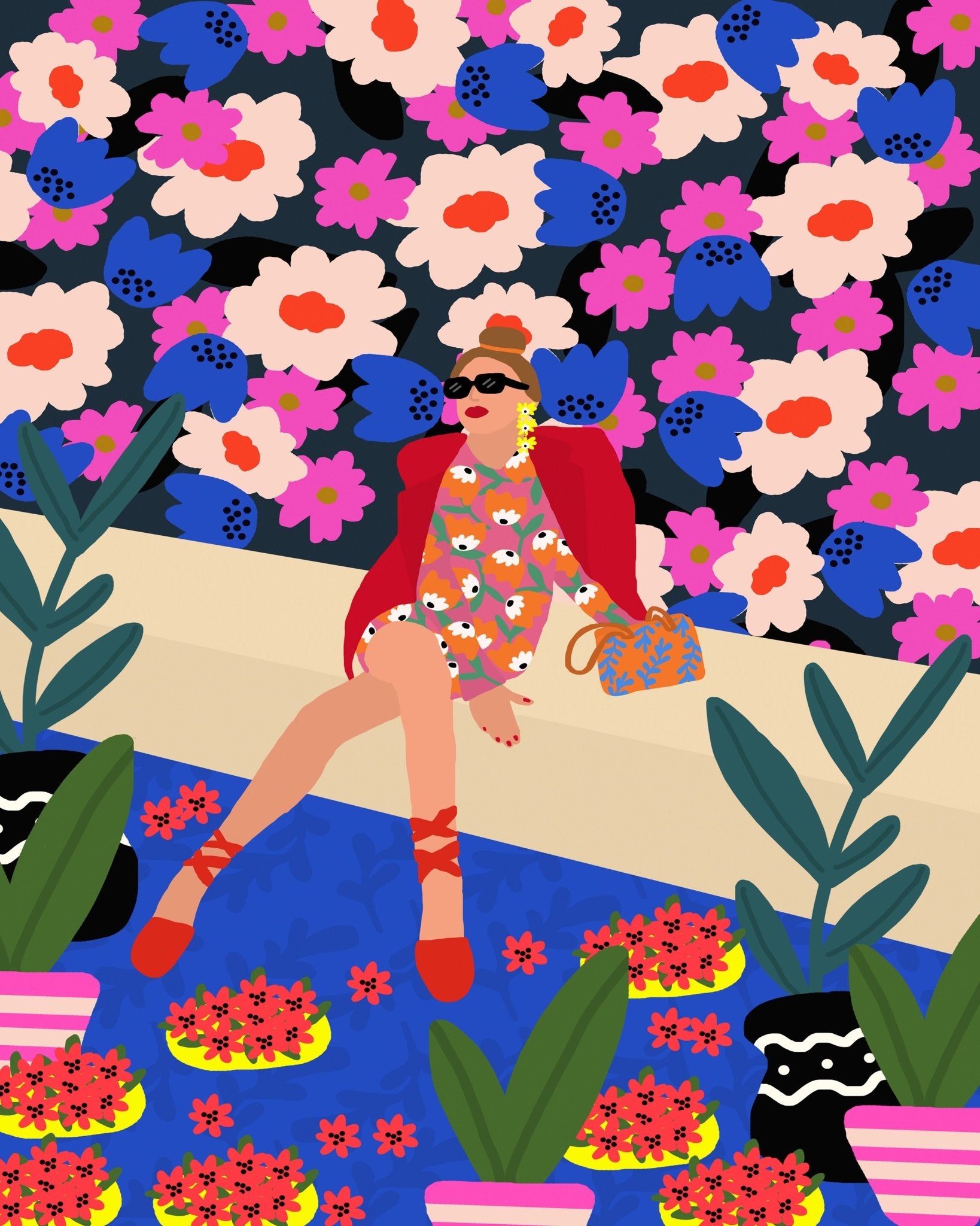 Bold Floral Fashion