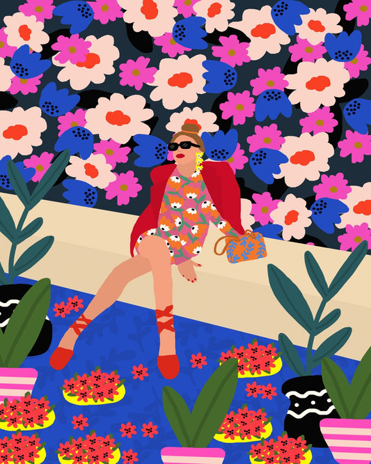 Bold Floral Fashion