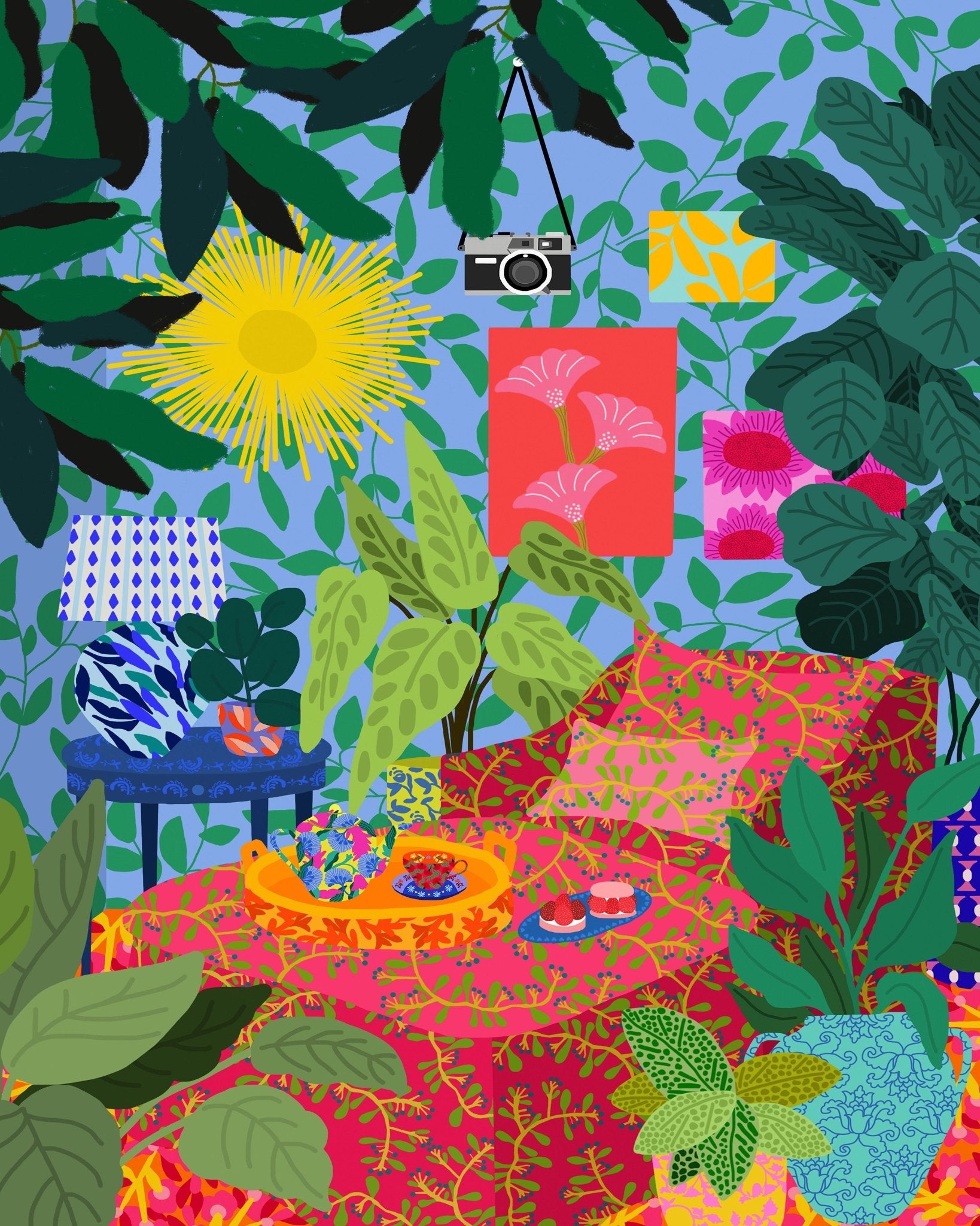 Colorful Garden Room