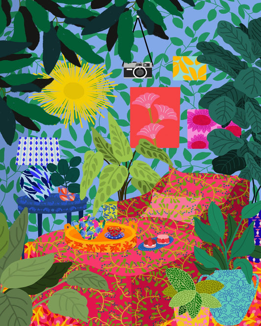 Colorful Garden Room