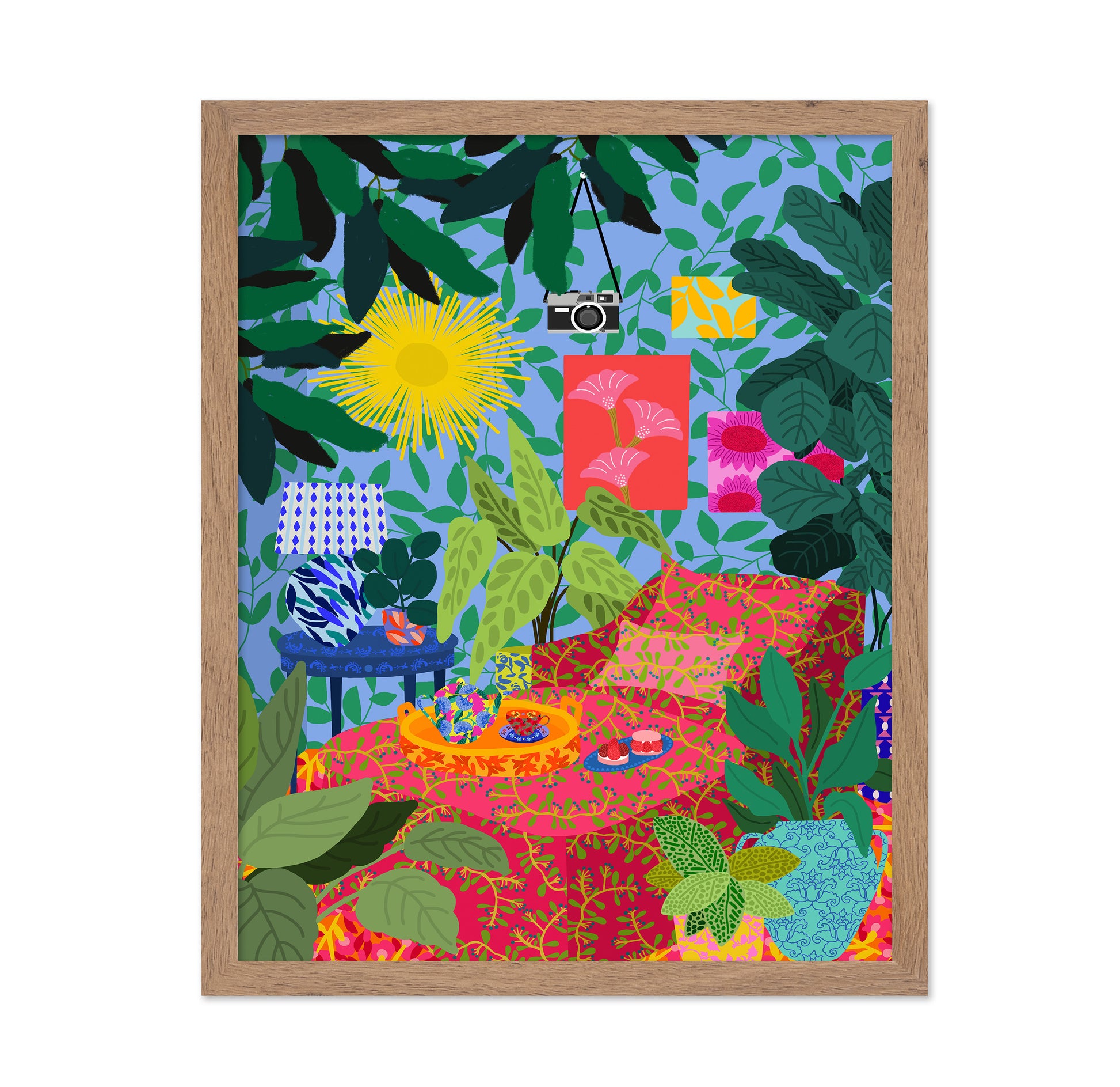 Colorful Garden Room