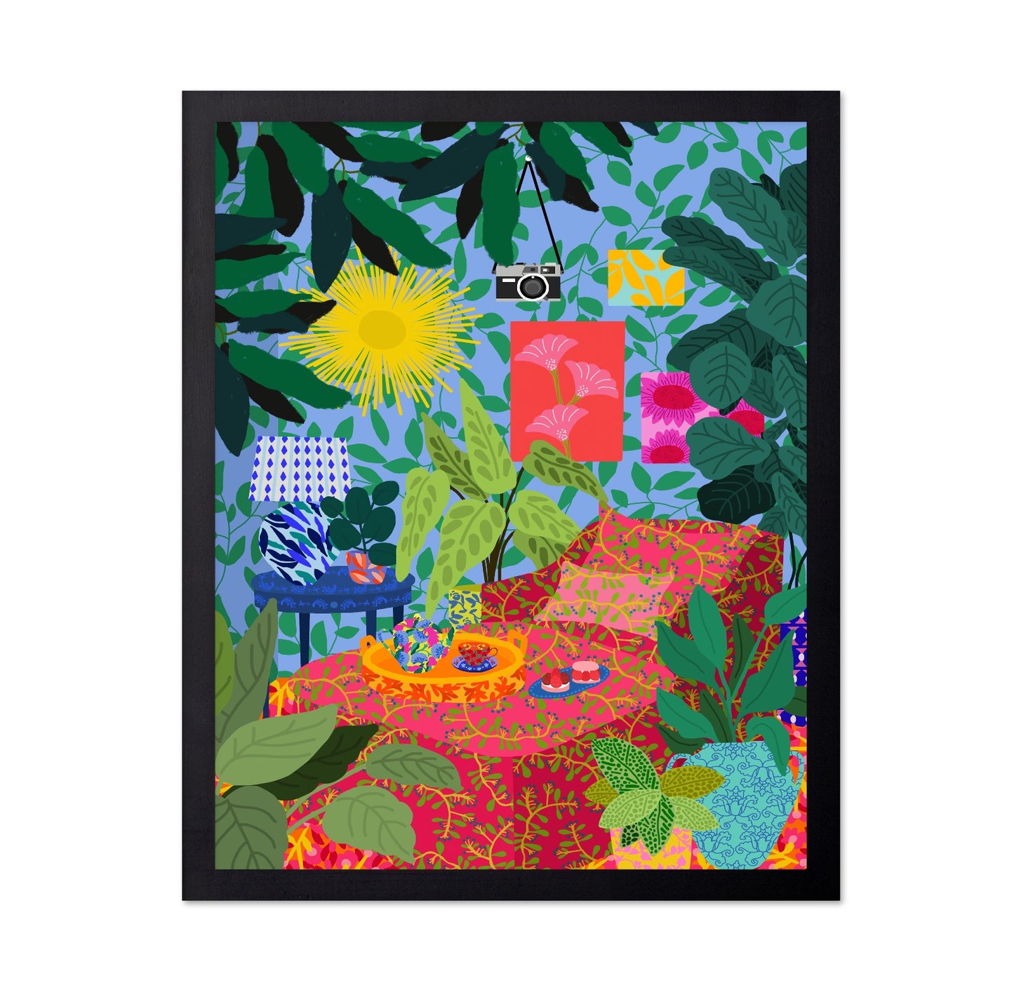 Colorful Garden Room