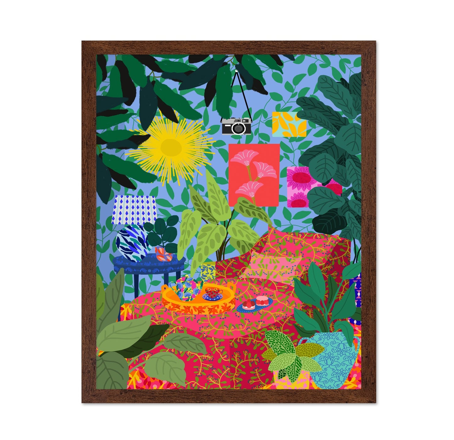 Colorful Garden Room