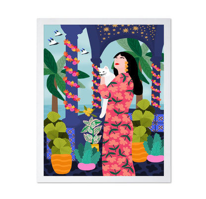Floral Garden Portrait