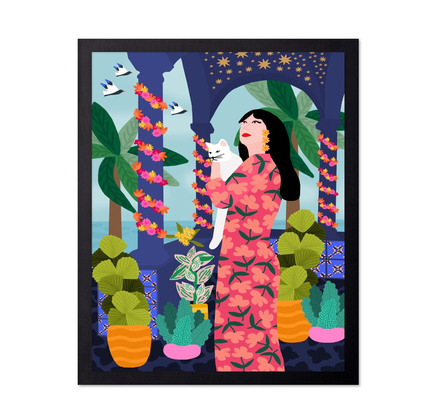 Floral Garden Portrait