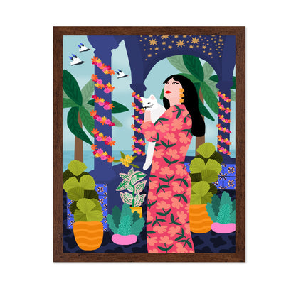 Floral Garden Portrait