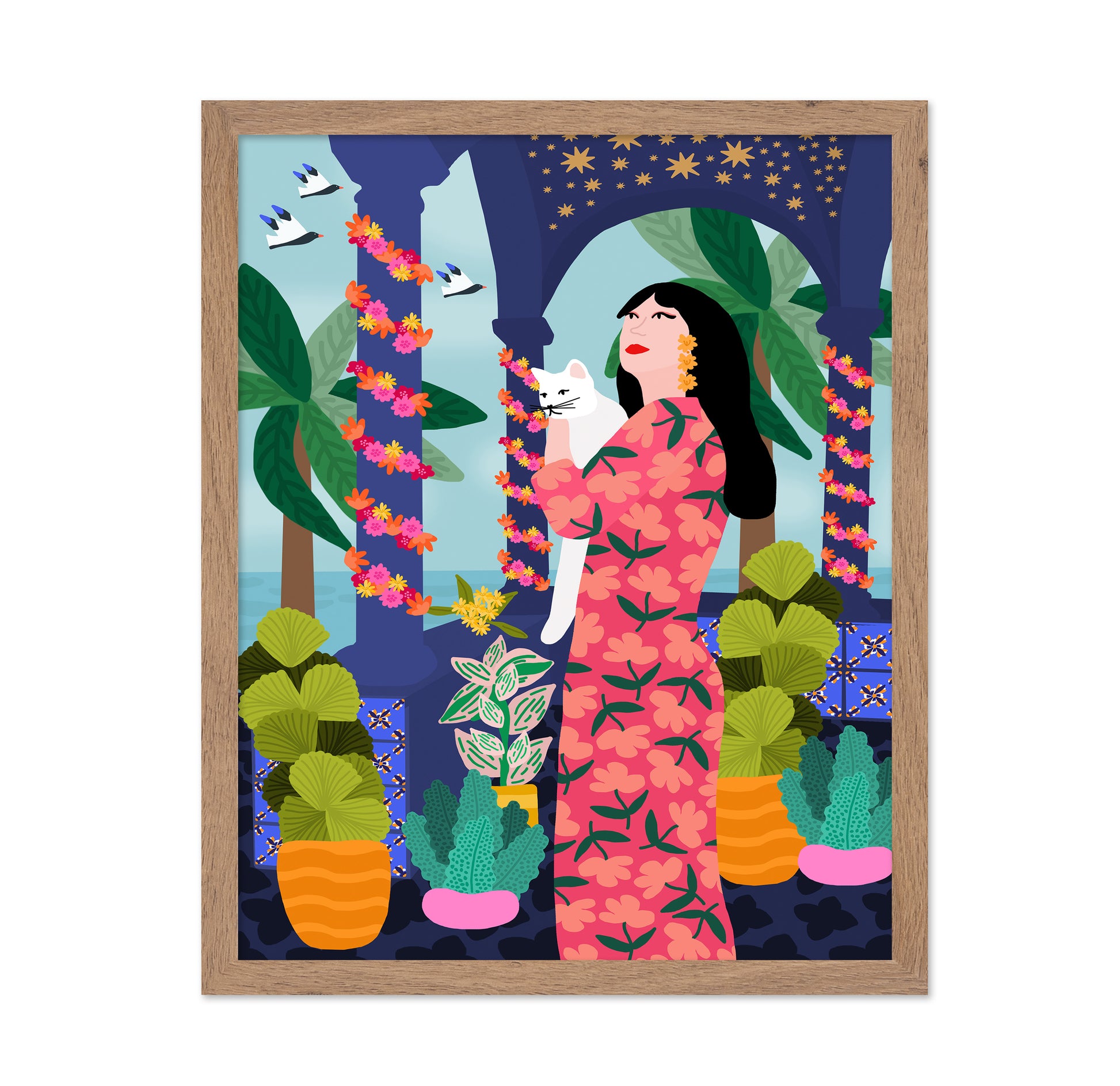 Floral Garden Portrait