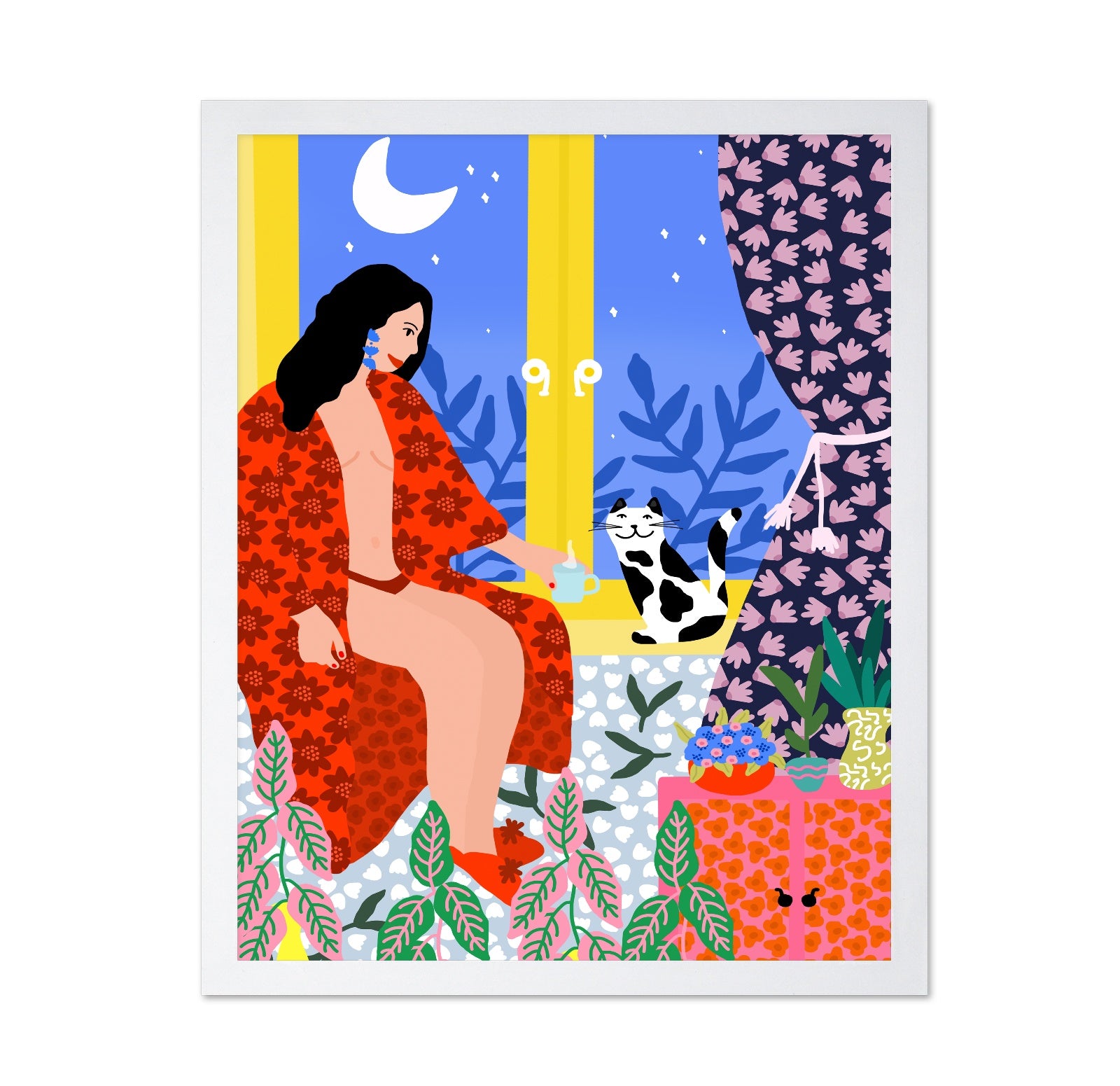 Evening Tea With Cat