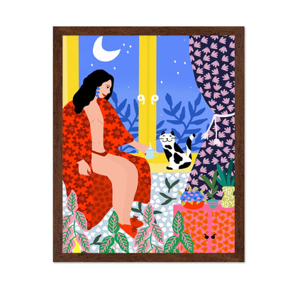 Evening Tea With Cat