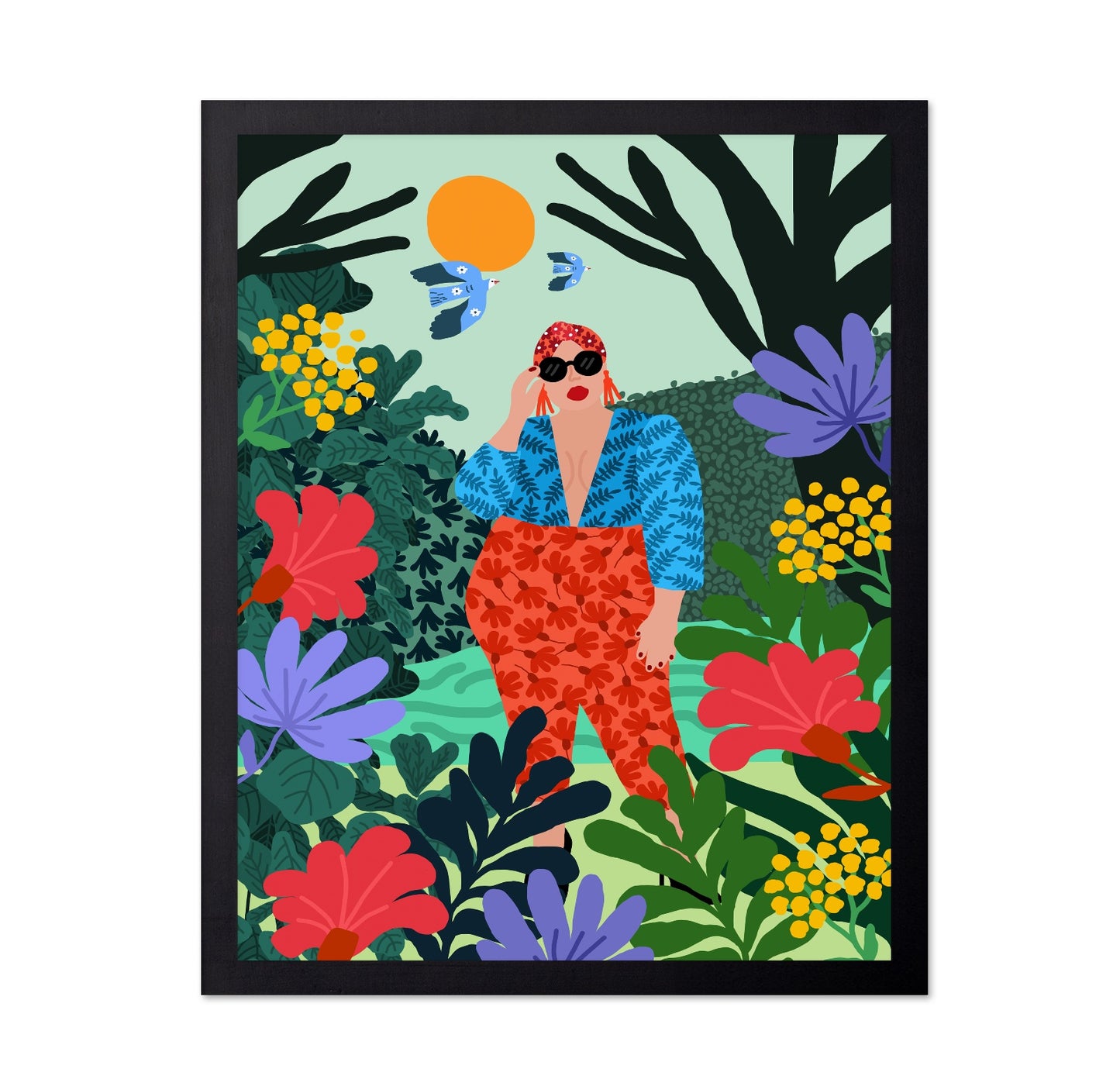 Garden Fashion Pose