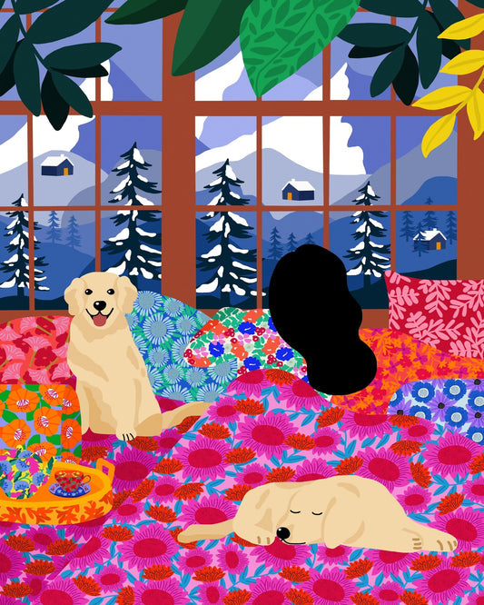 Cozy Winter View No1