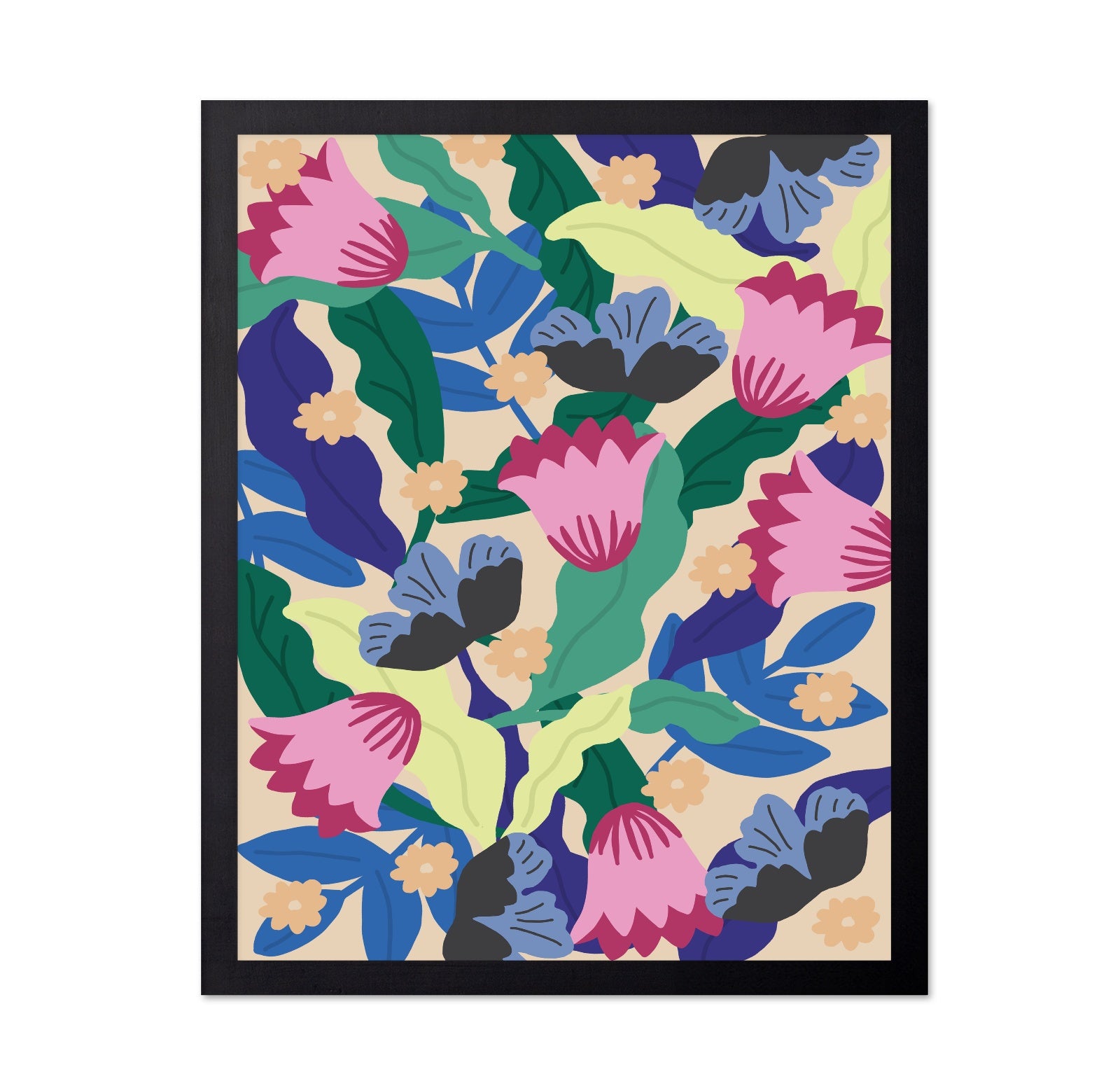 Bold Floral Pattern No1
