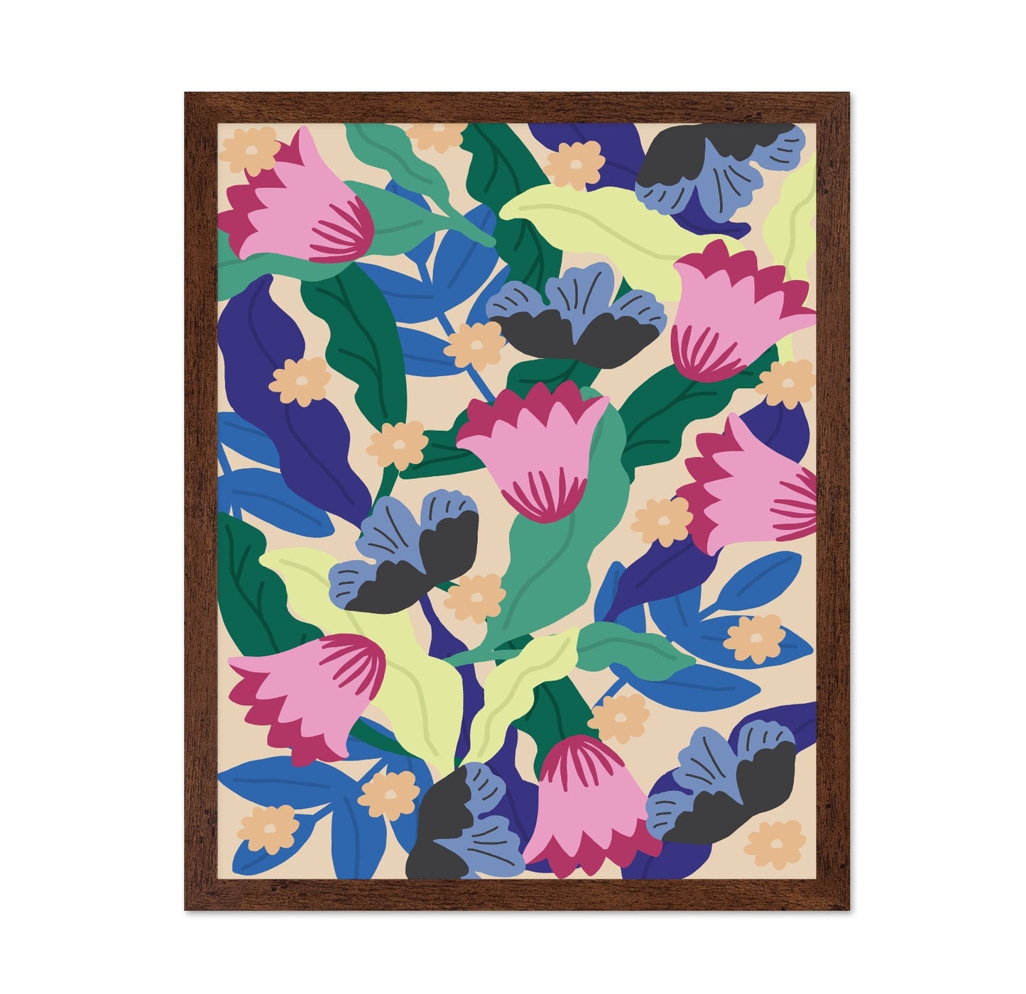 Bold Floral Pattern No1