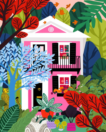 Pink Jungle House