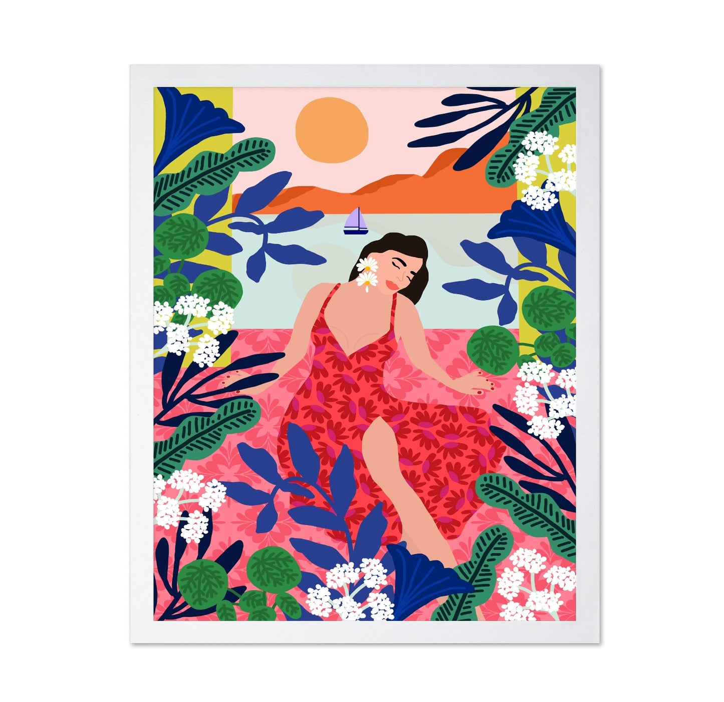 Sunset Floral Lounge