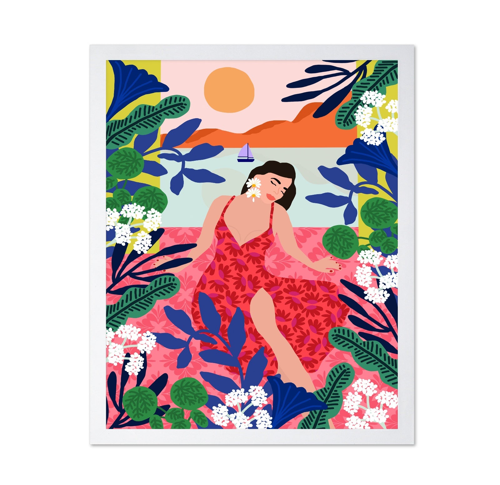 Sunset Floral Lounge