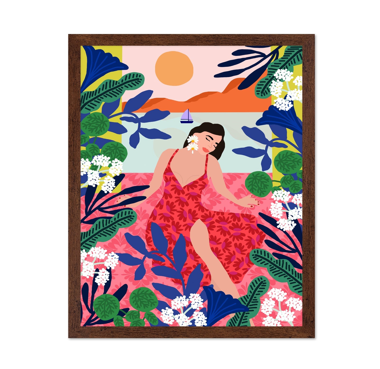 Sunset Floral Lounge