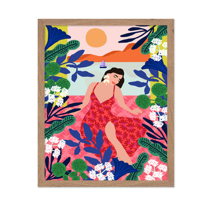 Sunset Floral Lounge