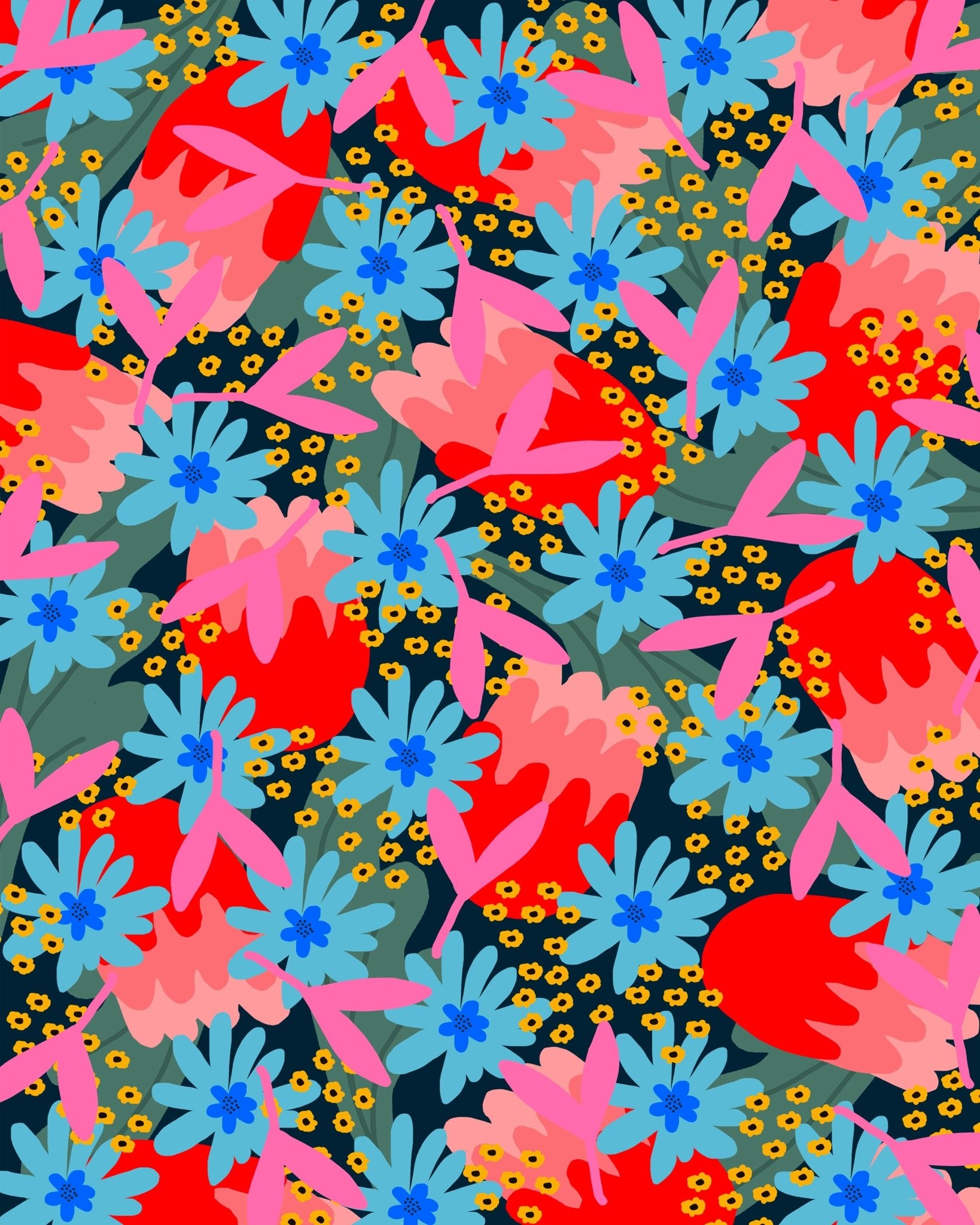 Colorful Floral Pattern No1