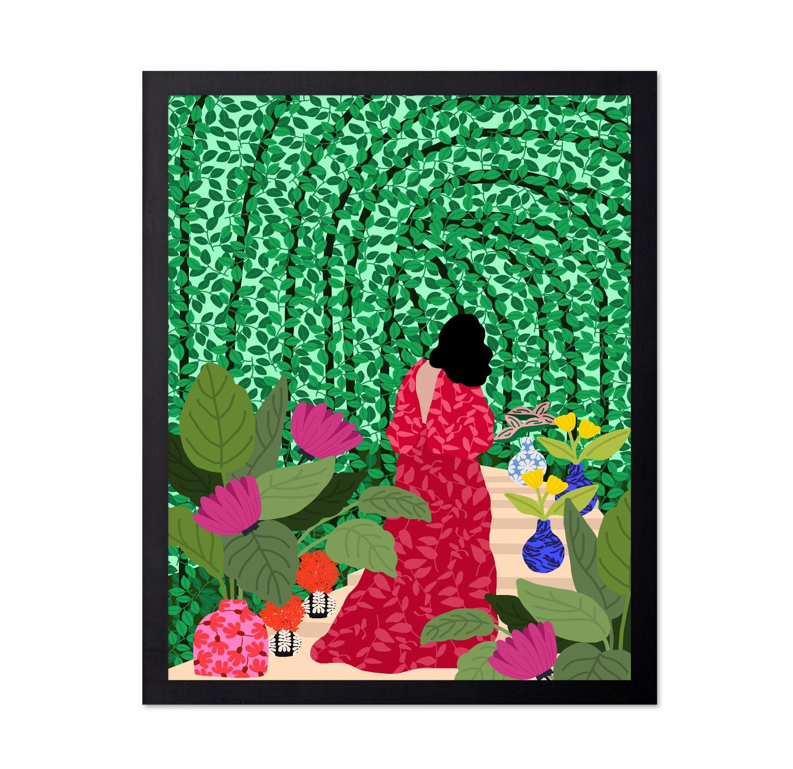 Garden Walk Woman