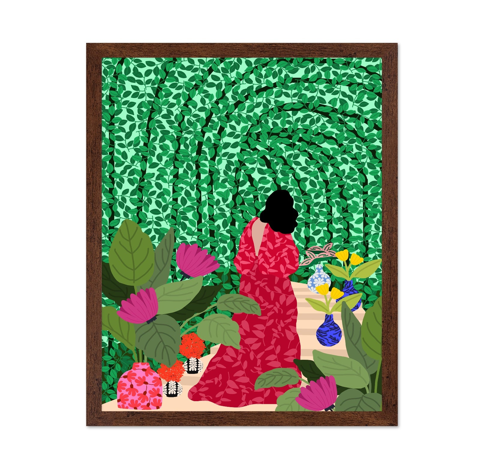 Garden Walk Woman
