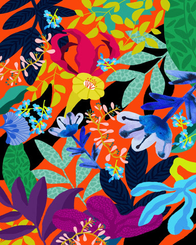 Bold Abstract Floral