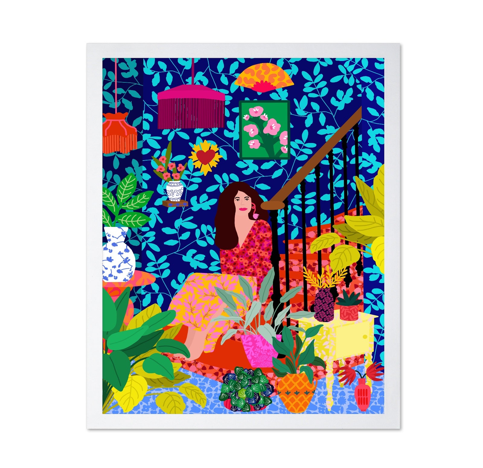 Staircase Garden Woman