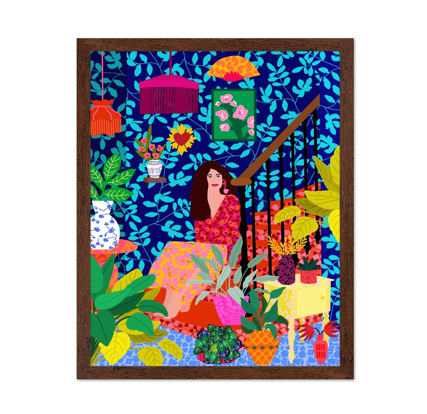 Staircase Garden Woman