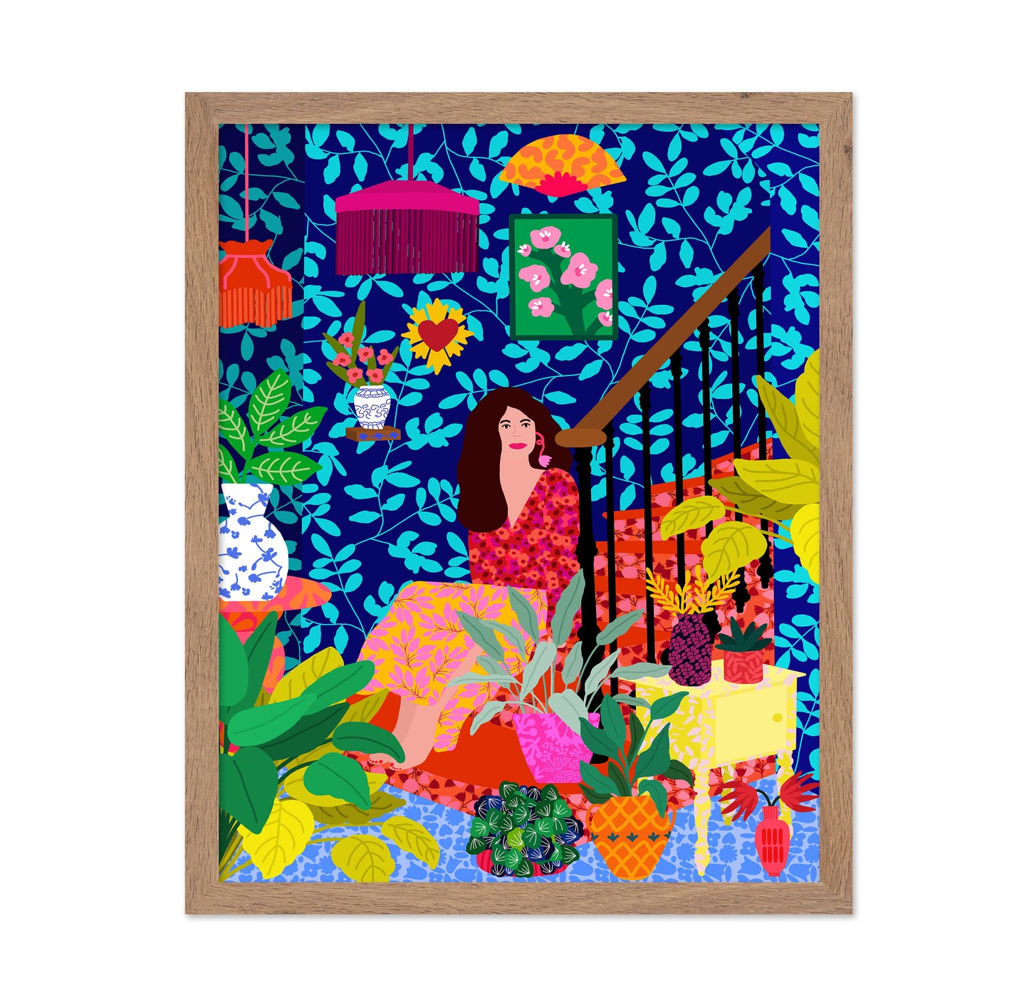 Staircase Garden Woman