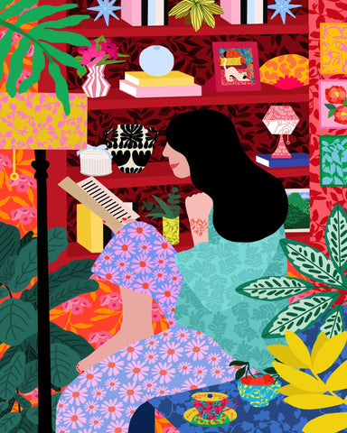 Cozy Reading Girl