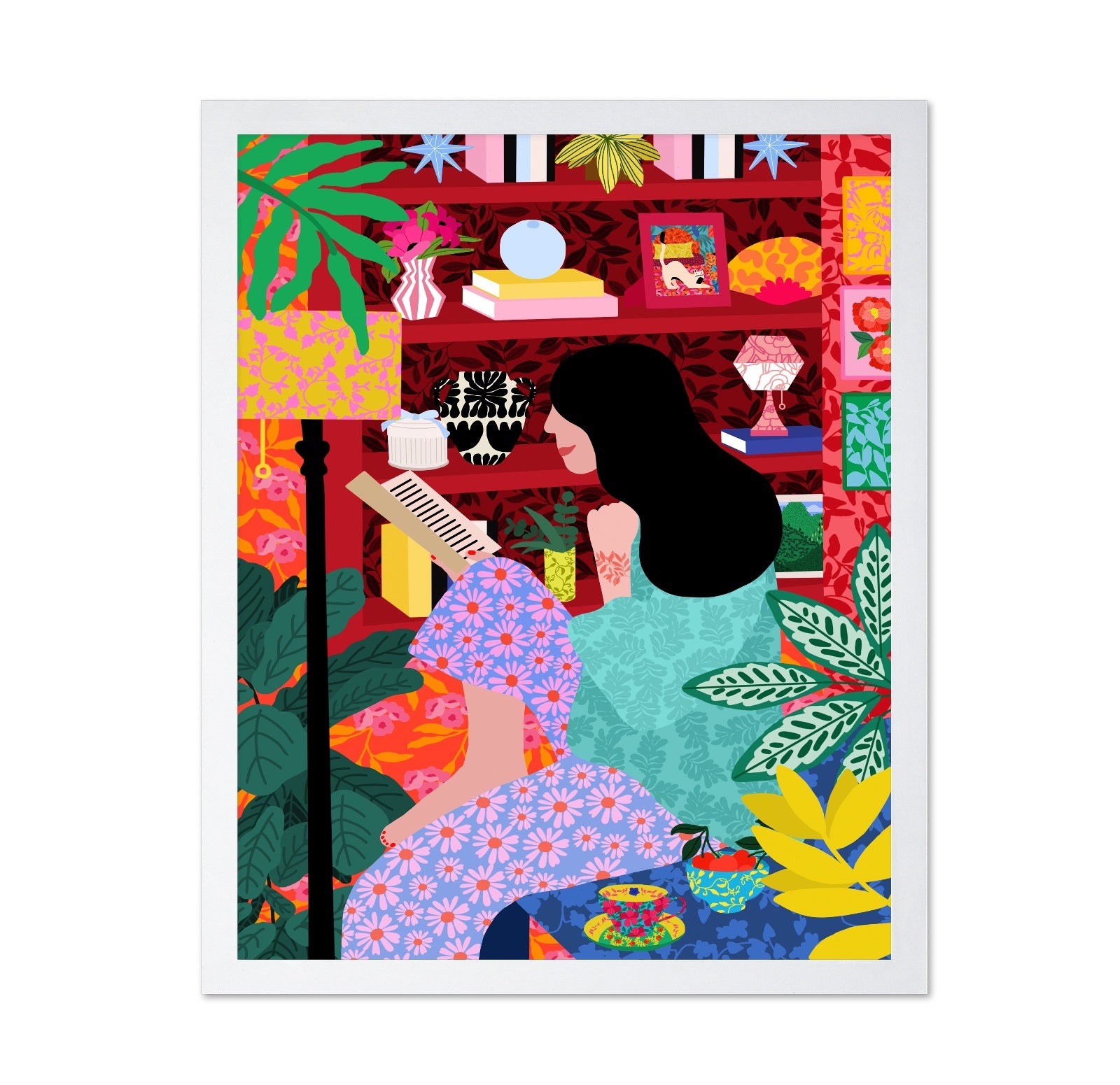 Cozy Reading Girl