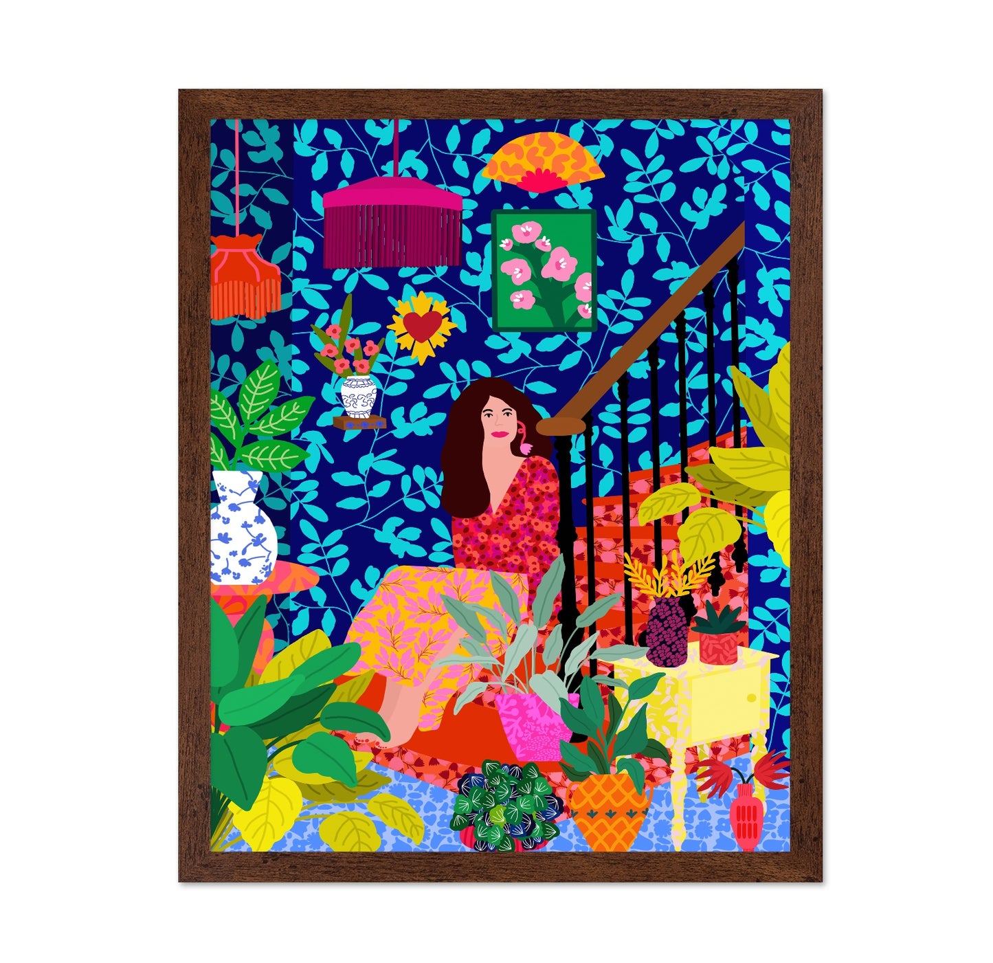 Staircase Lounge Girl
