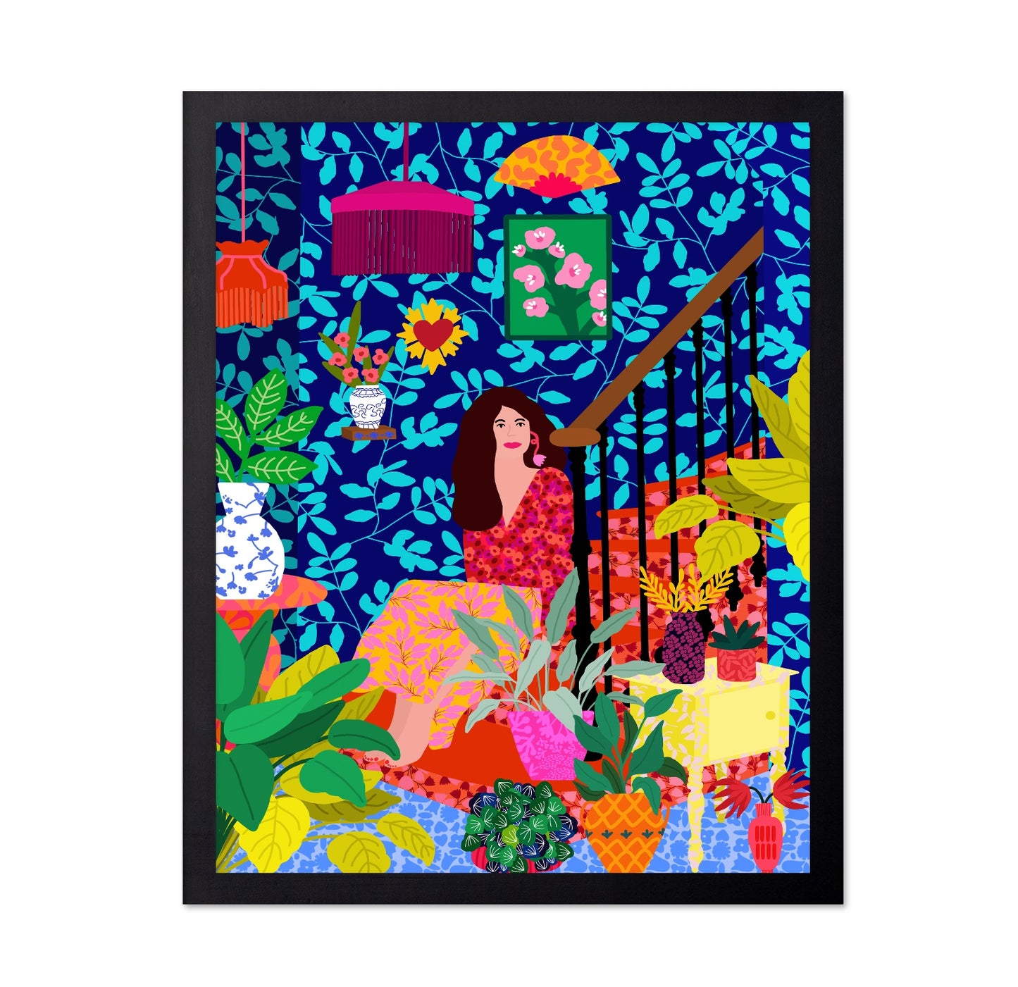 Staircase Lounge Girl