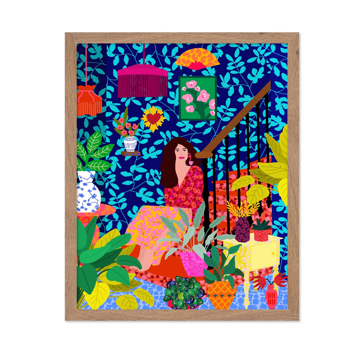 Staircase Lounge Girl