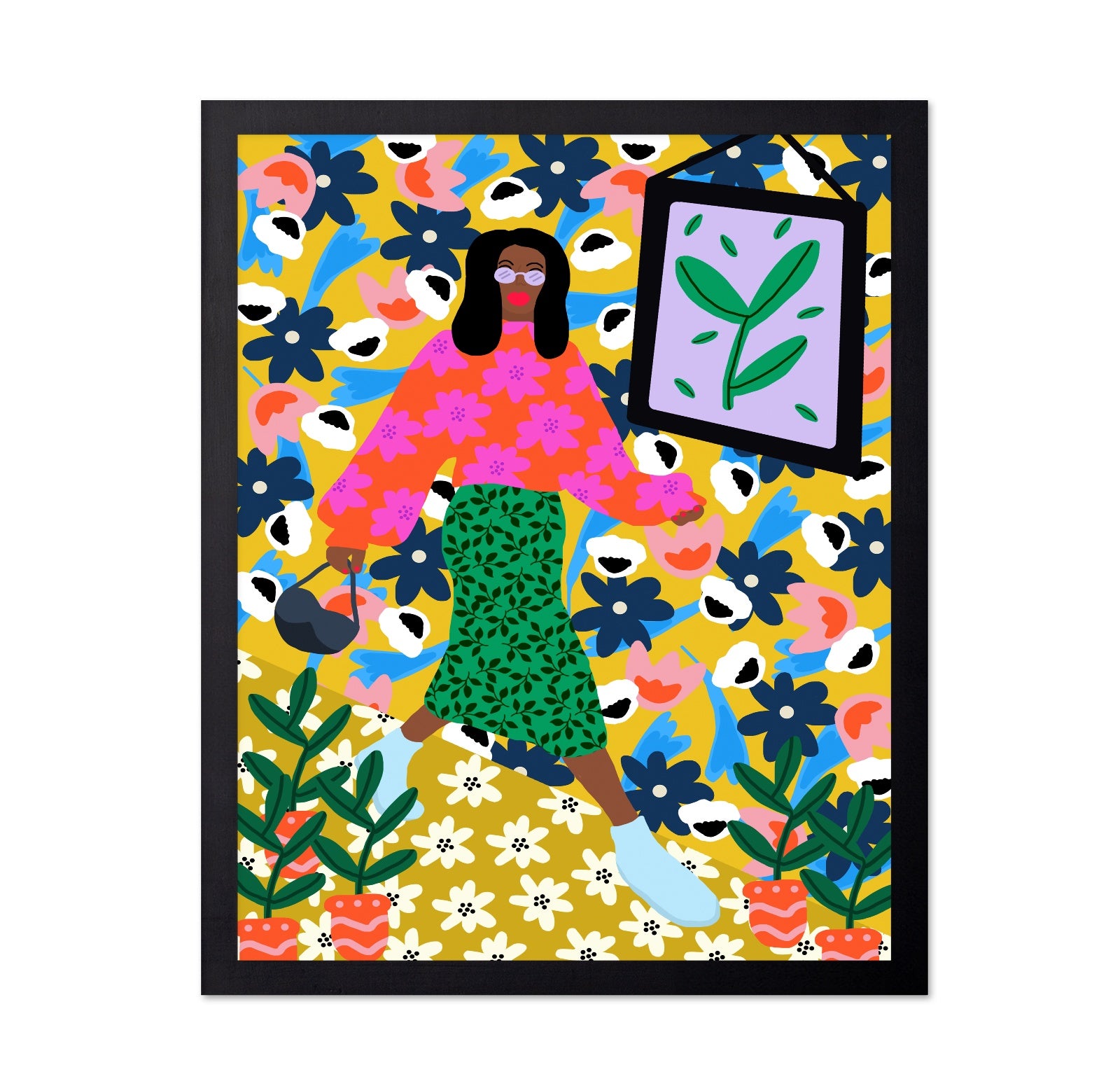 Floral Walk Girl