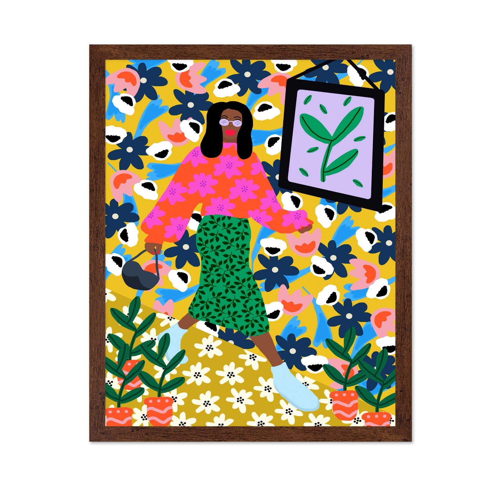 Floral Walk Girl