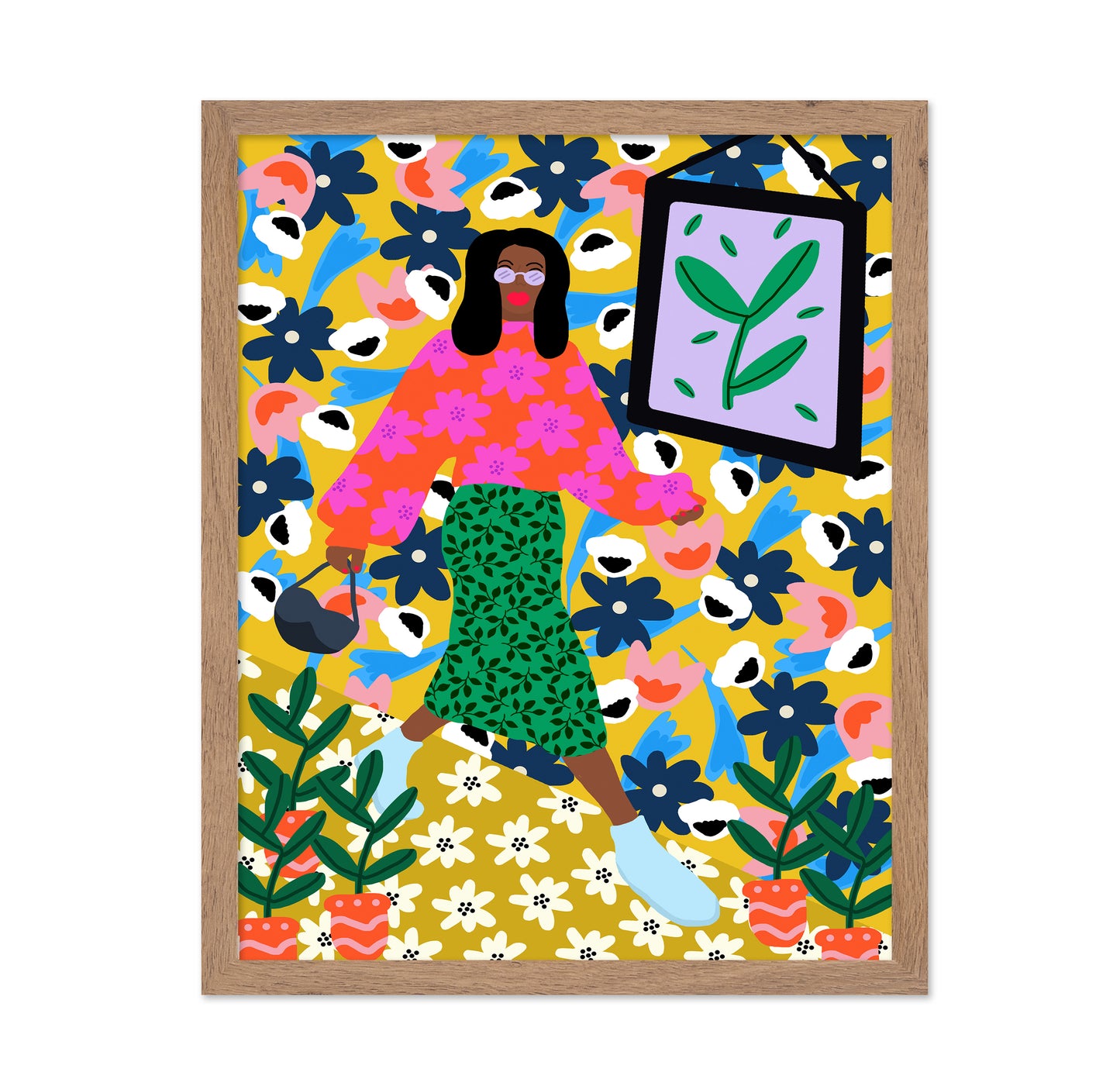 Floral Walk Girl