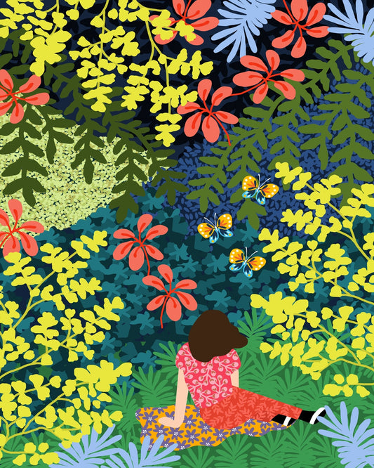Forest Picnic Girl